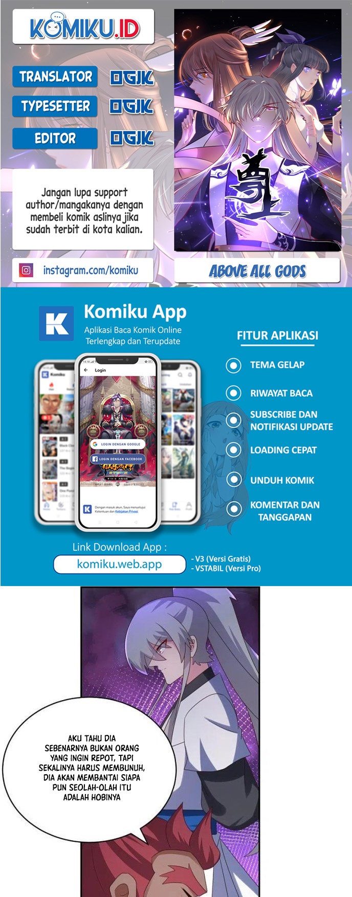 Baca Komik Above All Gods Chapter 331.5 Gambar 1