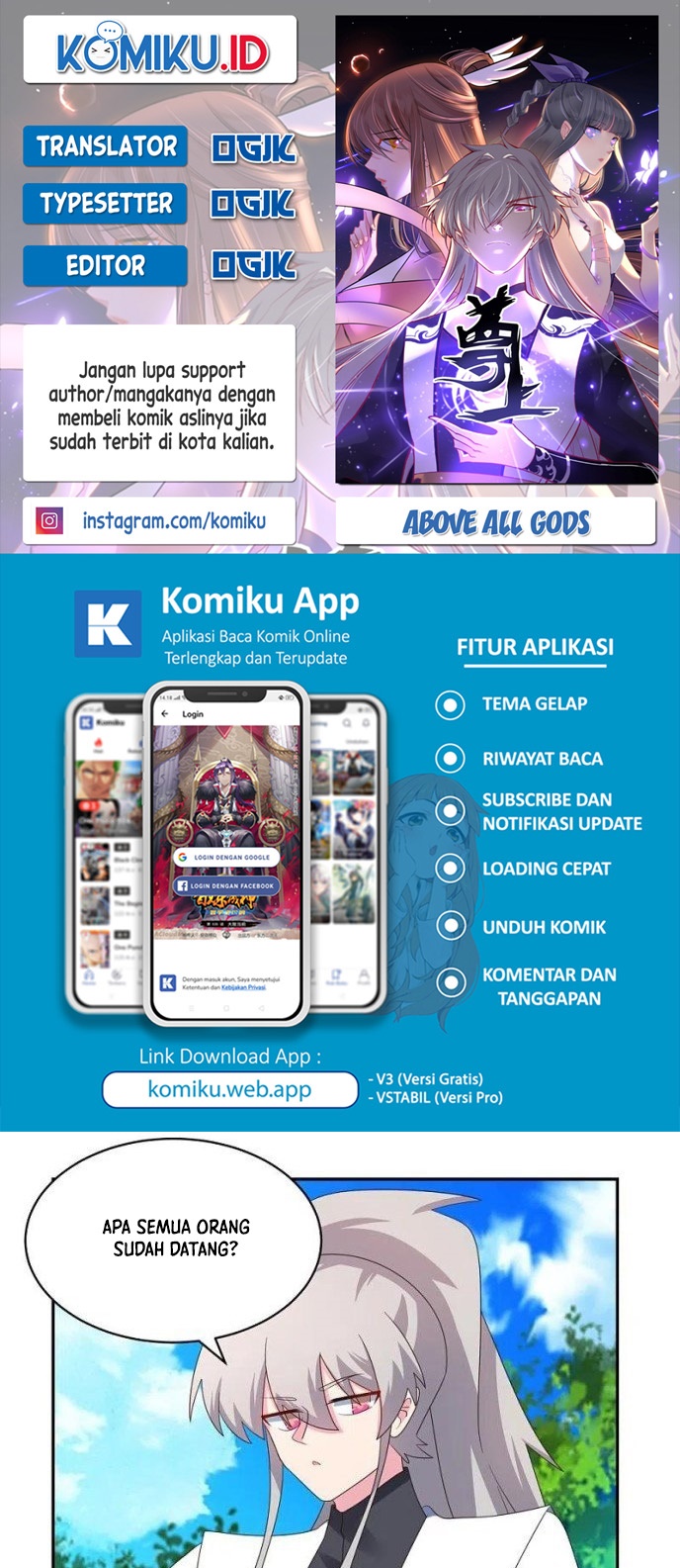 Baca Komik Above All Gods Chapter 334.5 Gambar 1