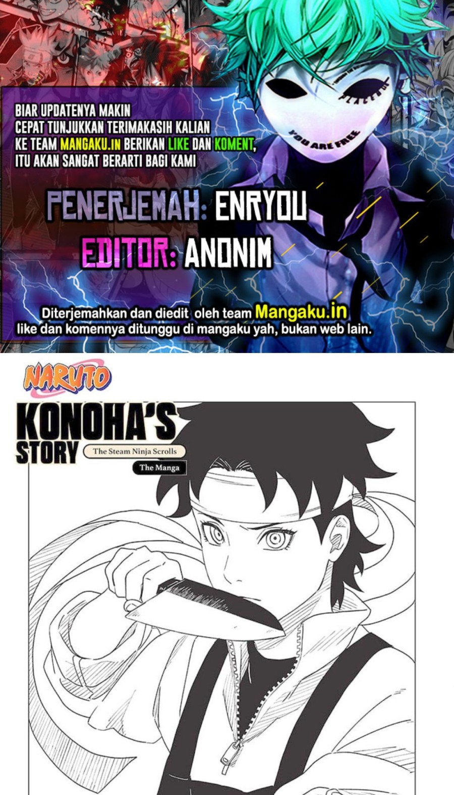 Baca Komik Naruto: Konoha’s Story—The Steam Ninja Scrolls Chapter 10.1 Gambar 1