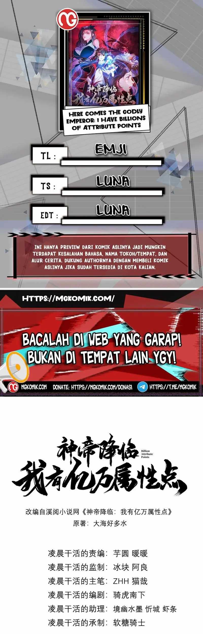 Baca Komik God Emperor Descends I have Billions of Attribute Points Chapter 17 Gambar 1