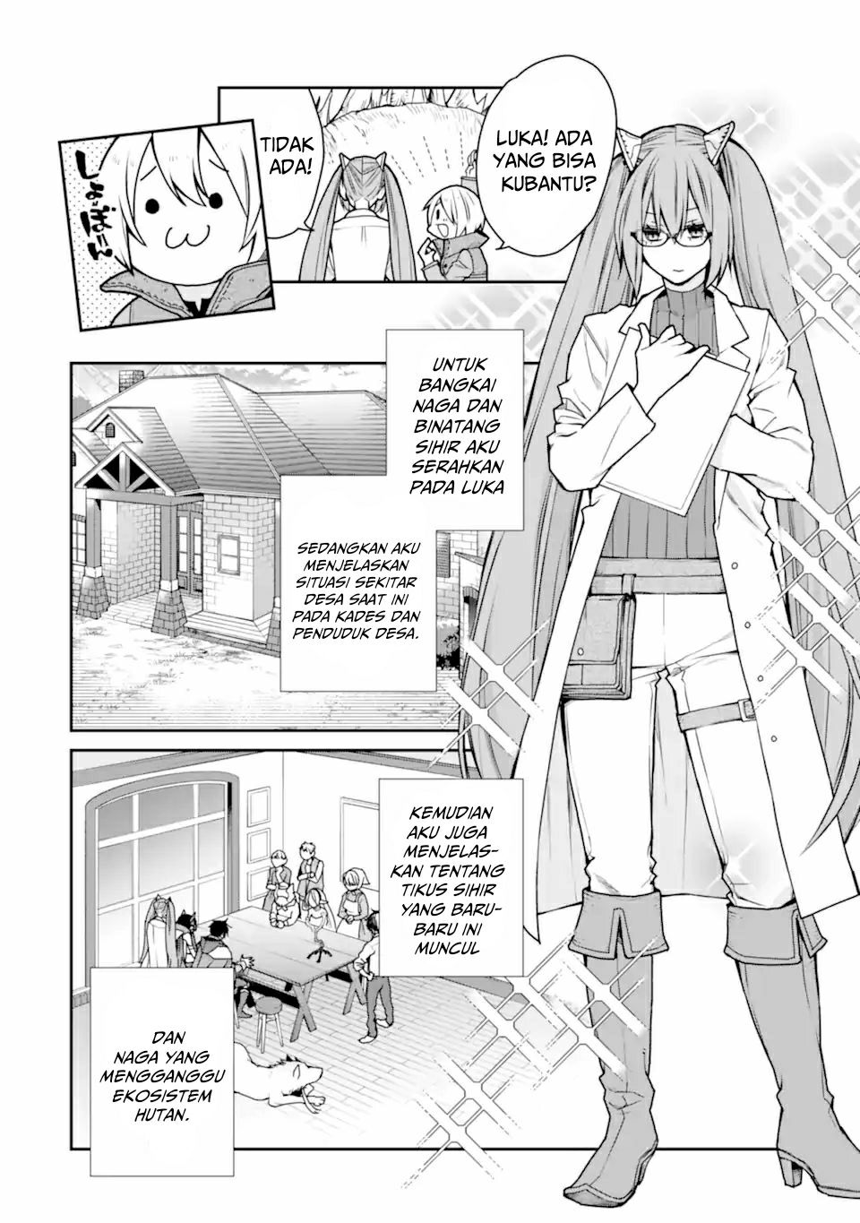 Saikyou no Madoshi. Hisa ni Ya wo Ukete Shimatta no de Inaka no Eihei ni Naru Chapter 29.2 Gambar 16