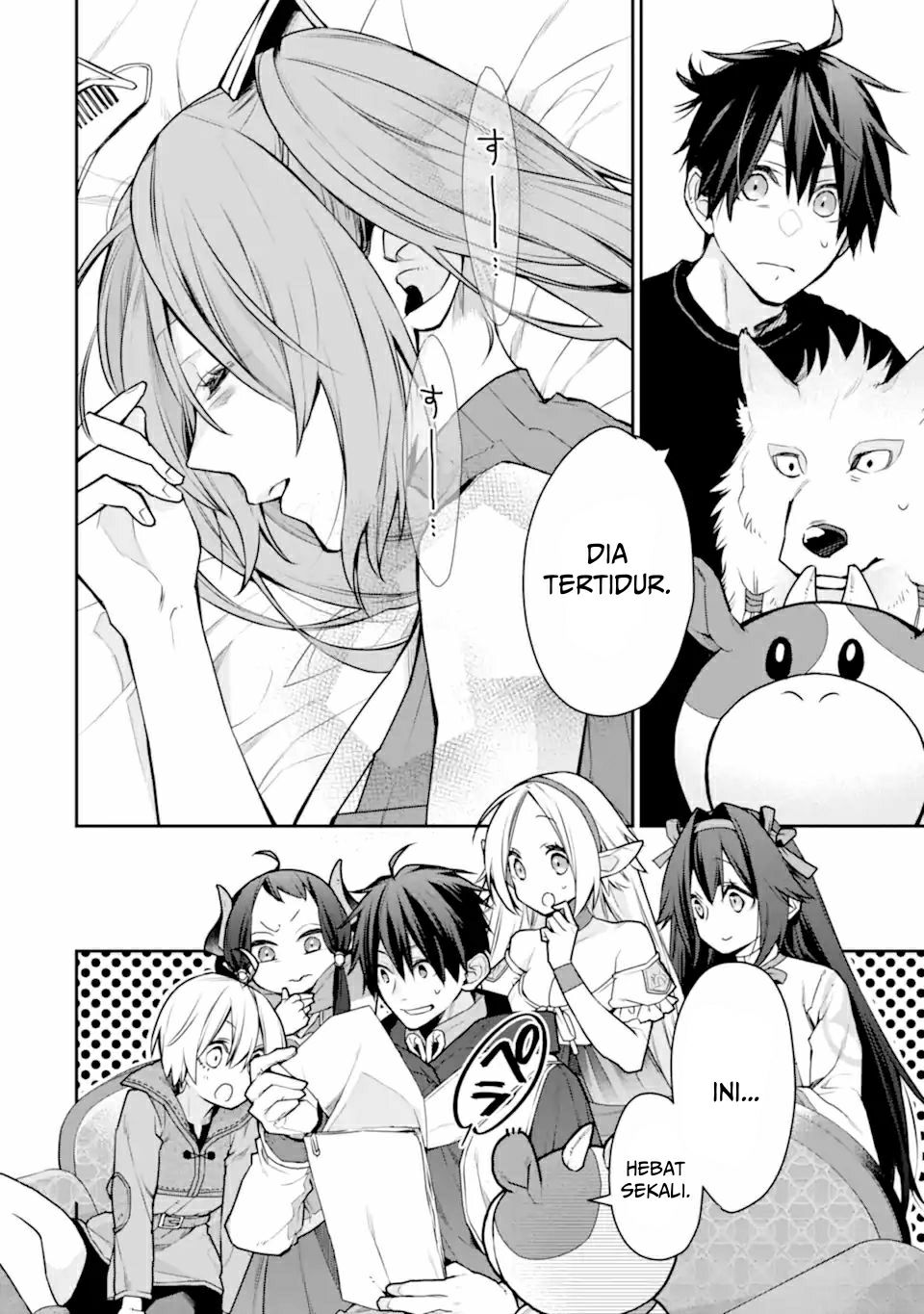 Saikyou no Madoshi. Hisa ni Ya wo Ukete Shimatta no de Inaka no Eihei ni Naru Chapter 29.2 Gambar 46