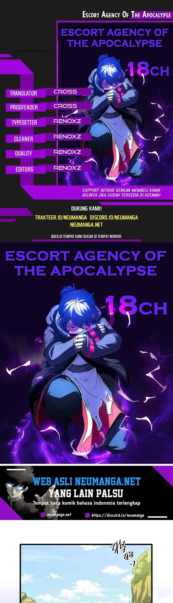 Baca Komik Escort Agency of The Apocalypse Chapter 18 Gambar 1
