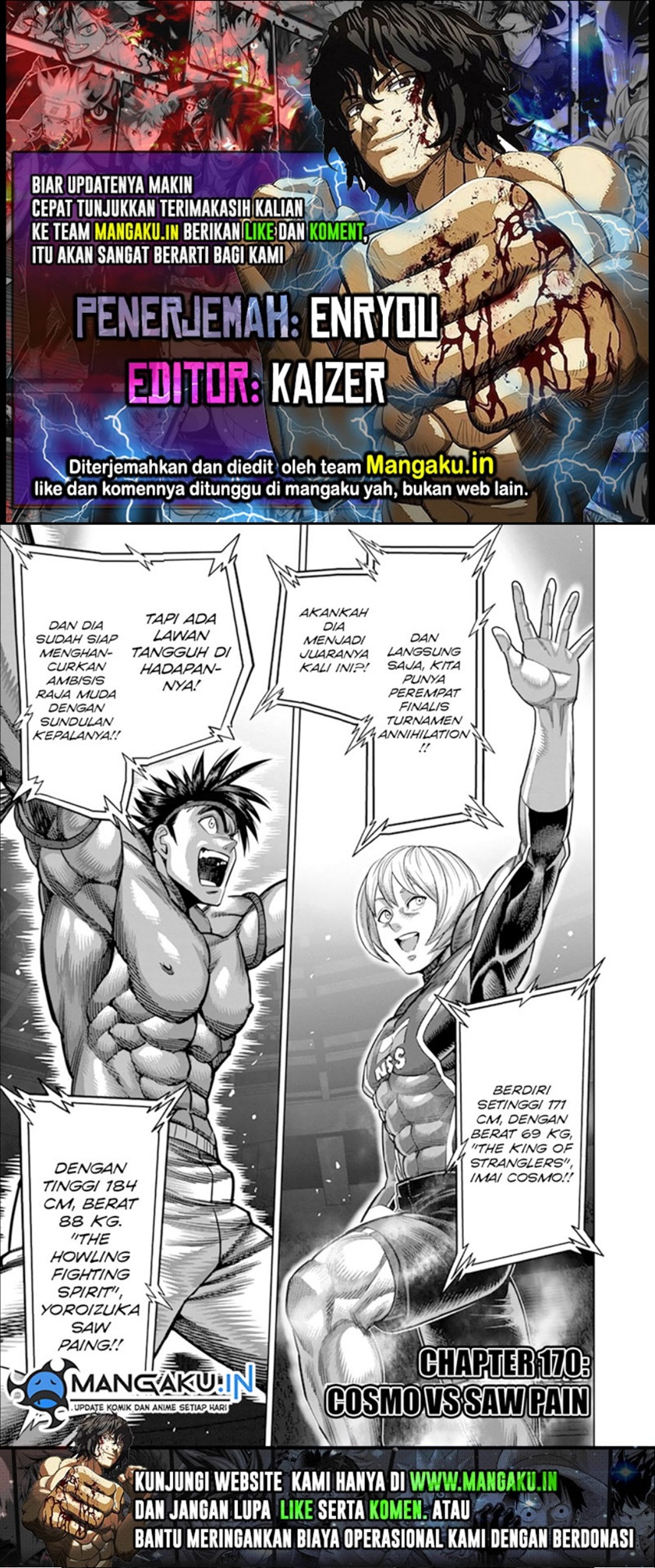 Baca Komik Kengan Omega Chapter 170 Gambar 1