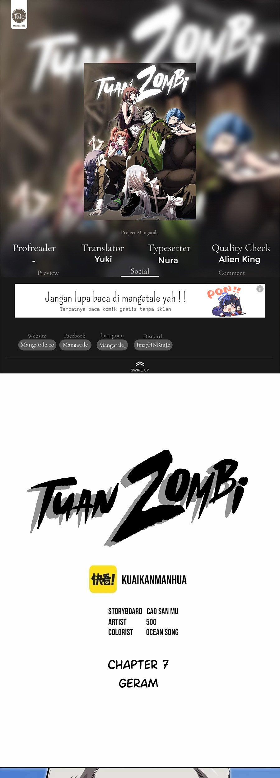Baca Komik Mr. Zombie Chapter 07 Gambar 1