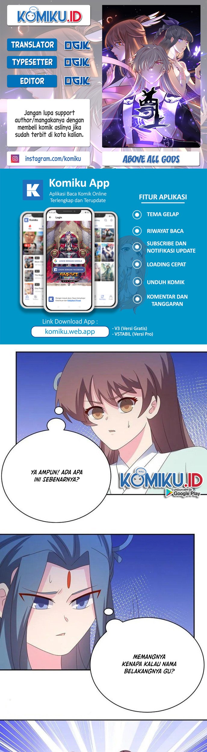 Baca Komik Above All Gods Chapter 341 Gambar 1