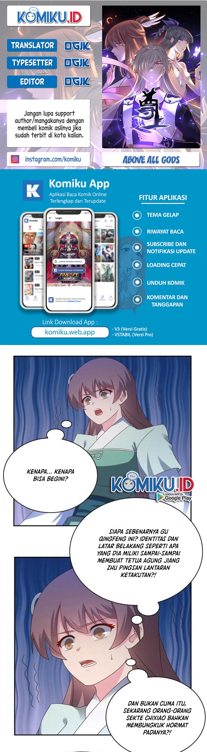 Baca Komik Above All Gods Chapter 342 Gambar 1