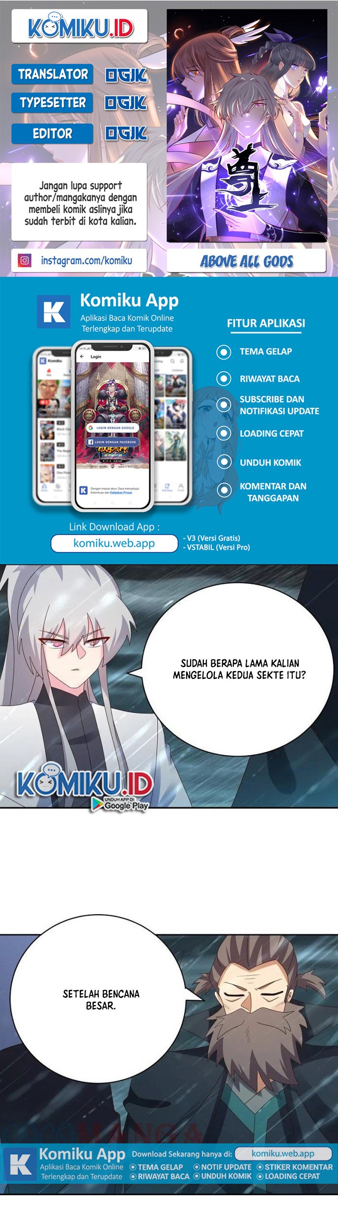 Baca Komik Above All Gods Chapter 342.5 Gambar 1