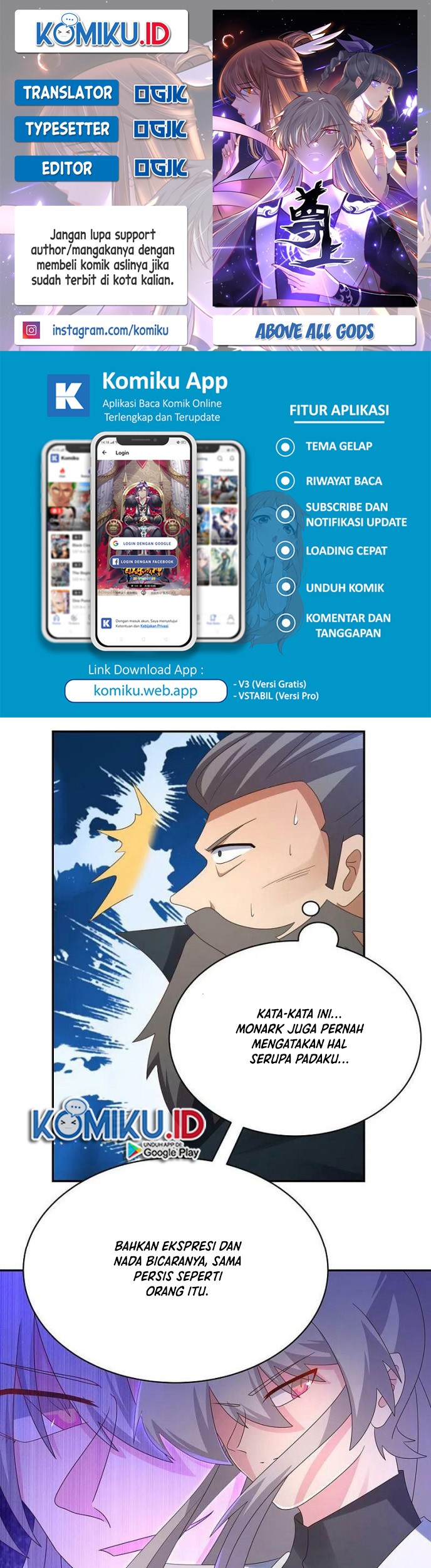 Baca Komik Above All Gods Chapter 343 Gambar 1