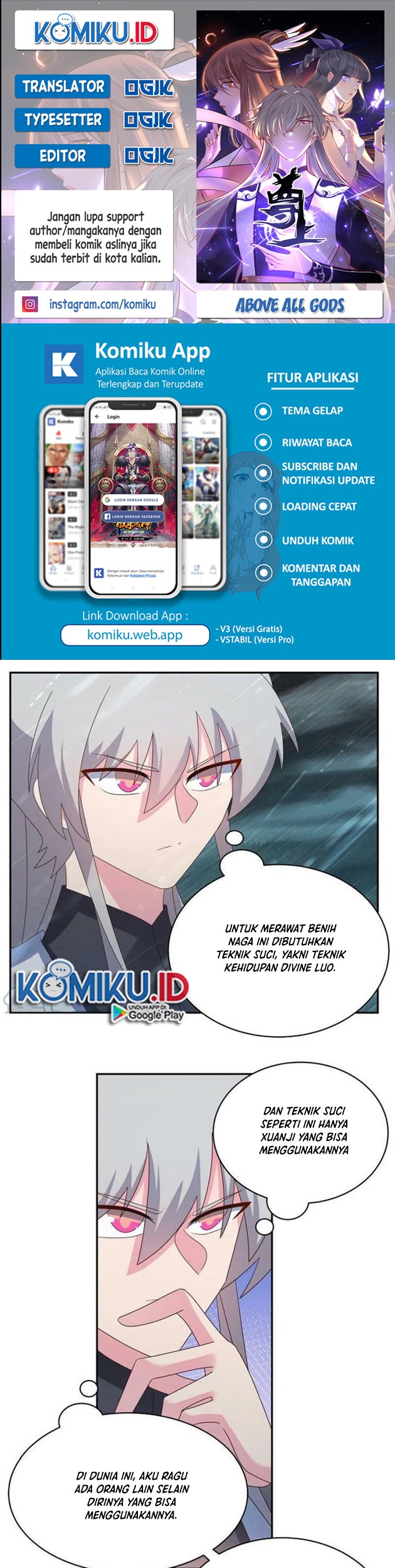 Baca Komik Above All Gods Chapter 345.5 Gambar 1