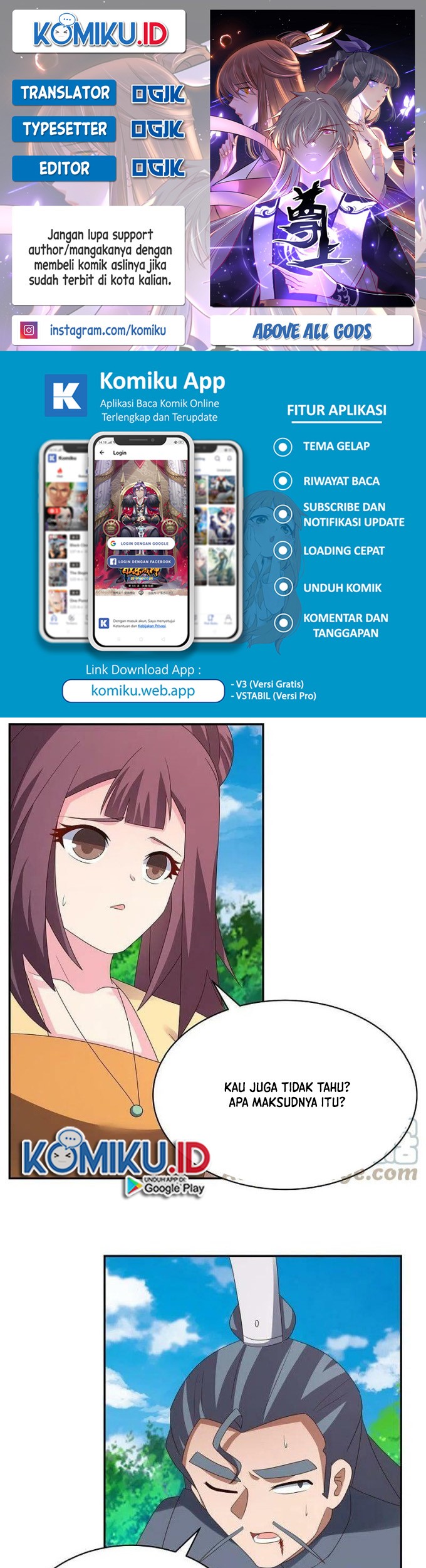 Baca Komik Above All Gods Chapter 347.5 Gambar 1
