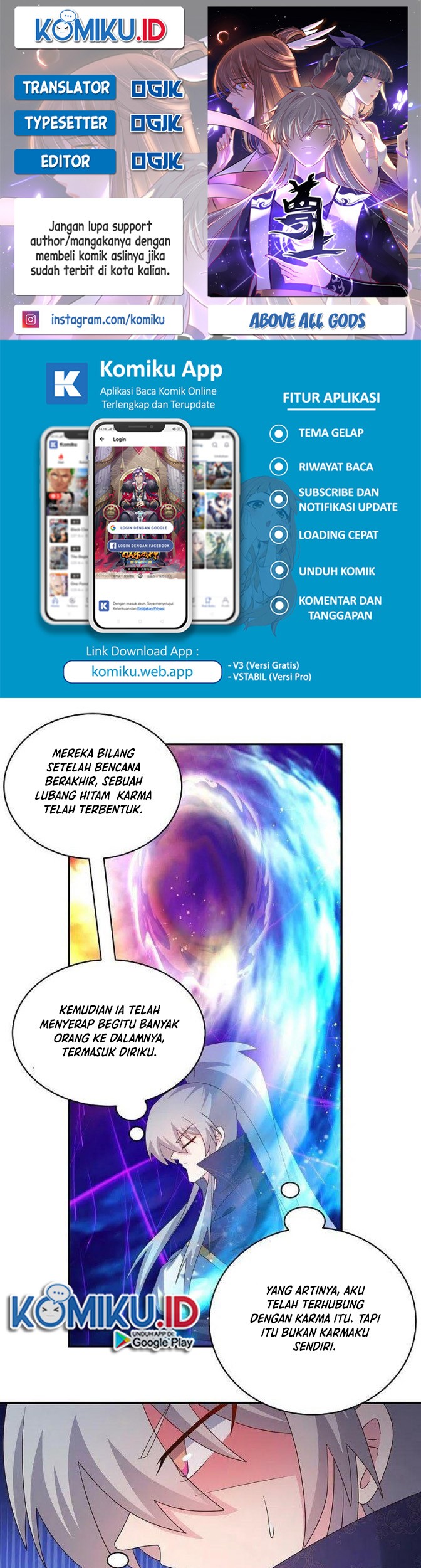 Baca Komik Above All Gods Chapter 349.5 Gambar 1