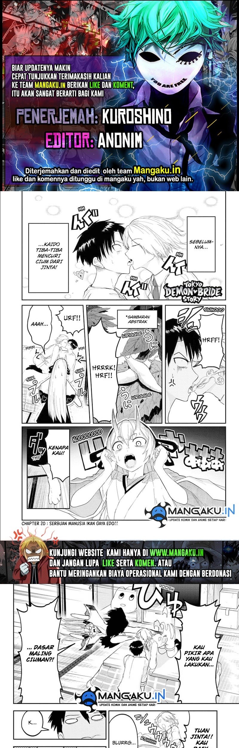 Baca Komik Dai Tokyo Oniyome-den Chapter 20 Gambar 1