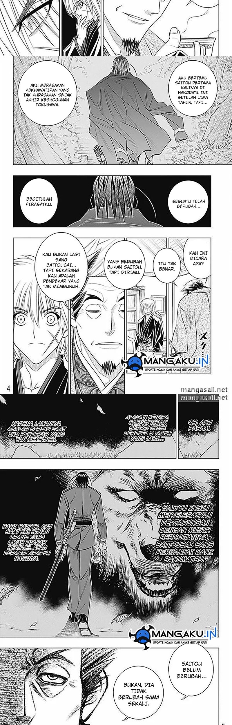 Rurouni Kenshin: Meiji Kenkaku Romantan – Hokkaido-hen Chapter 49.1 Gambar 3
