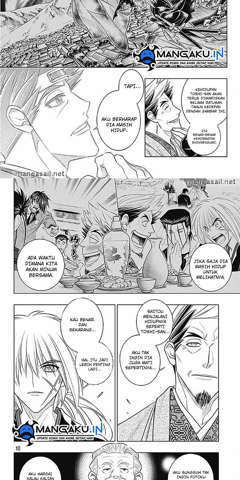 Rurouni Kenshin: Meiji Kenkaku Romantan – Hokkaido-hen Chapter 49.1 Gambar 6
