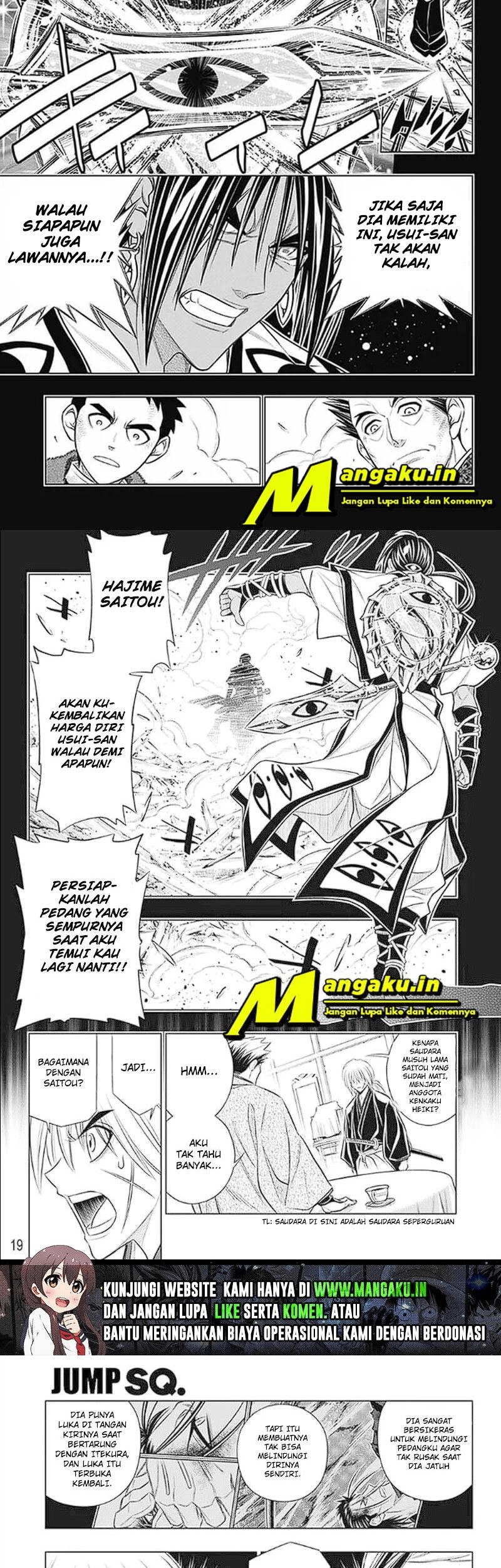 Rurouni Kenshin: Meiji Kenkaku Romantan – Hokkaido-hen Chapter 48 Gambar 13