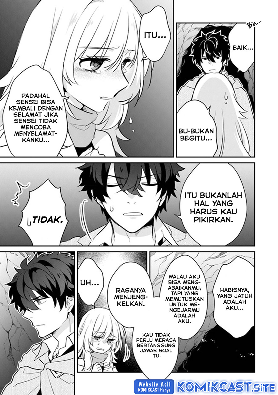 Daizai Dungeon Kyoushuujo no Hanmen Kyoushi: Hazure Gift no “Annaijin” ga Jitsuha Saikyou no Tansakusha de Aru Koto o, Seito-tachi wa Mada Shiranai Chapter 09 Gambar 13