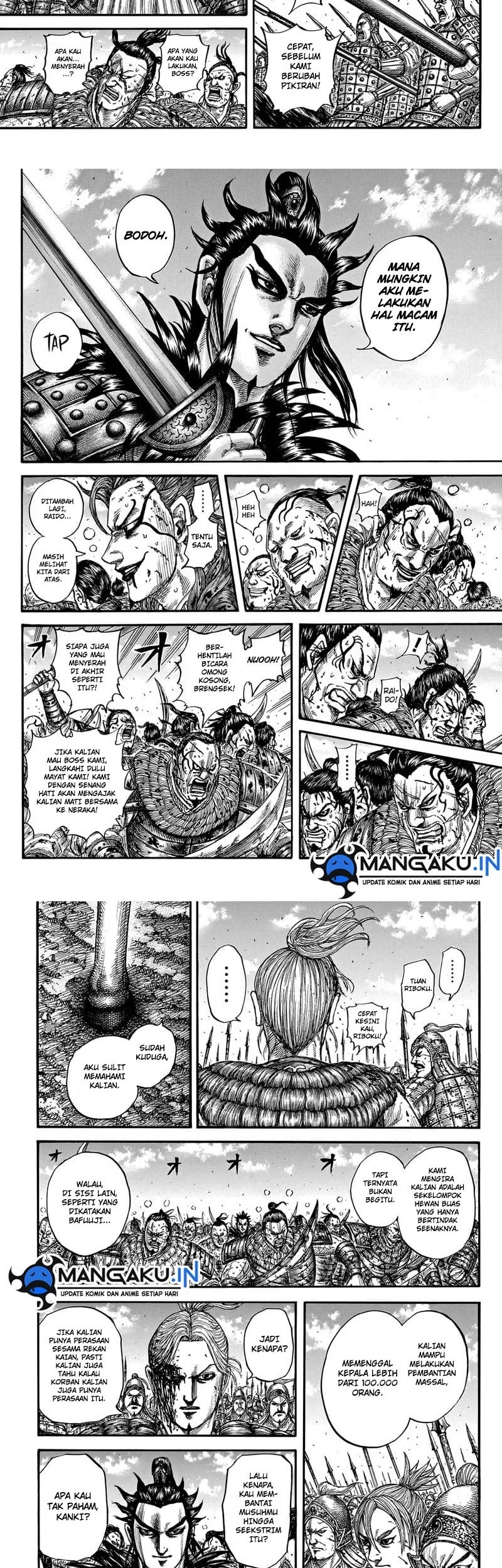 Kingdom Chapter 750 Gambar 3