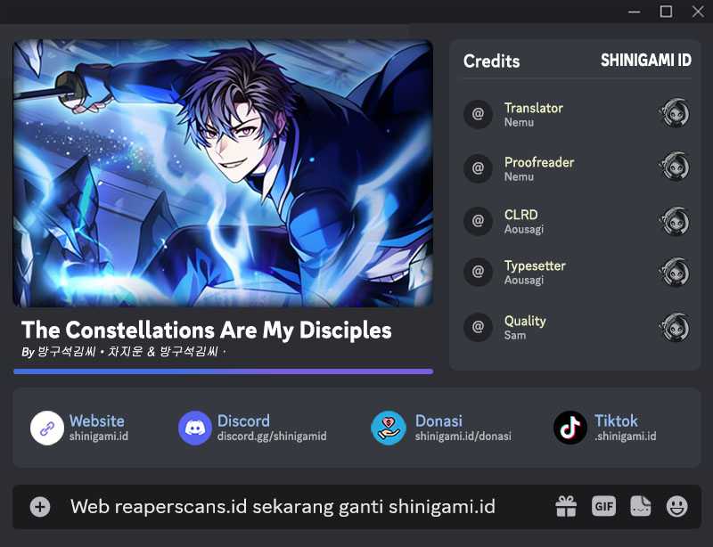 Baca Komik The Constellations Are My Disciples Chapter 14 Gambar 1