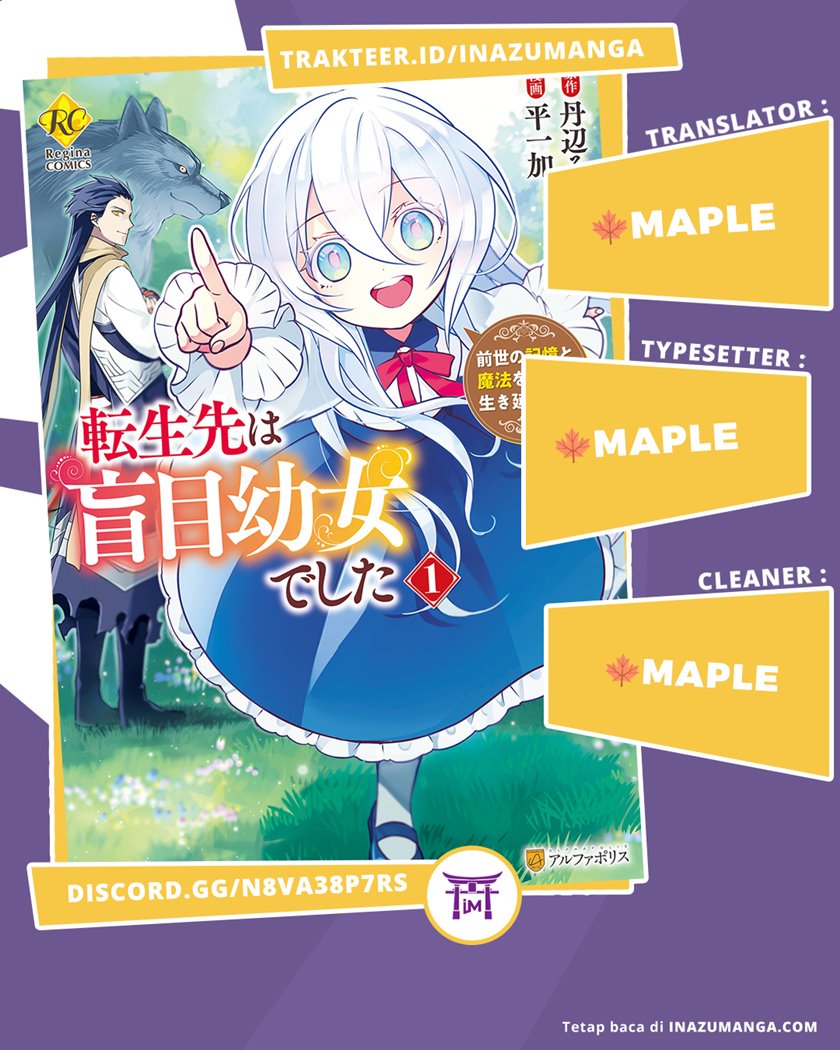 Baca Komik Tensei-saki wa Moumoku Youjo deshita: Zense no Kioku to Mahou wo Tayori ni Ikinobimasu Chapter 08 Gambar 1