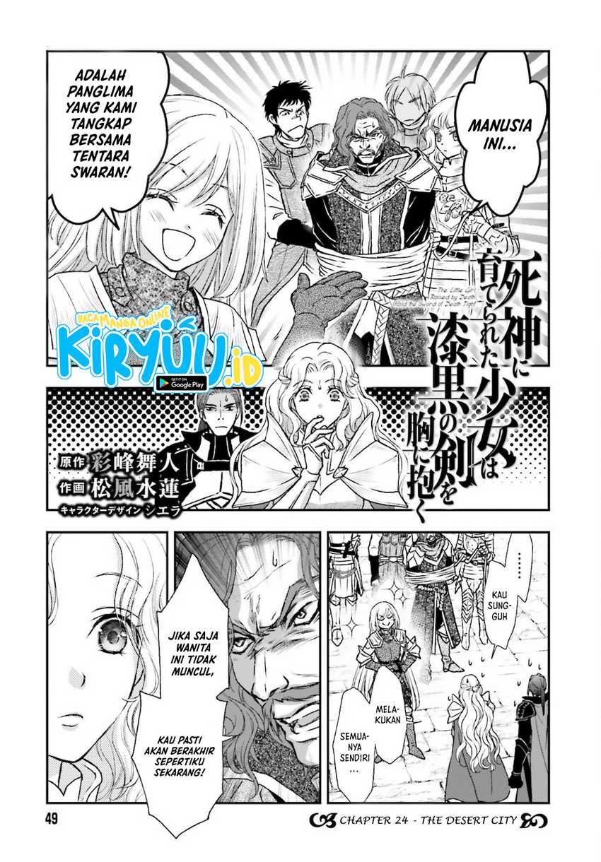 Baca Manga Shinigami ni Sodaterareta Shoujo wa Shikkoku no Tsurugi wo Mune ni Idaku Chapter 24 Gambar 2