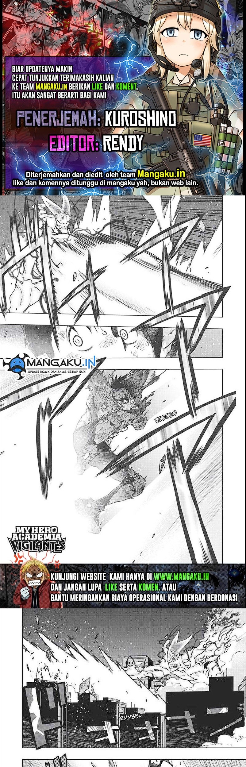 Baca Komik Vigilante: Boku no Hero Academia Illegal Chapter 119 Gambar 1