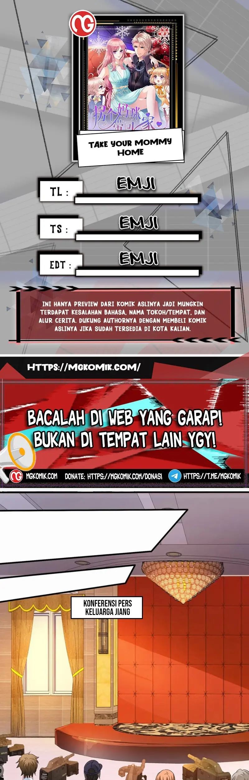 Baca Komik Take Your Mommy Home Chapter 411 Gambar 1