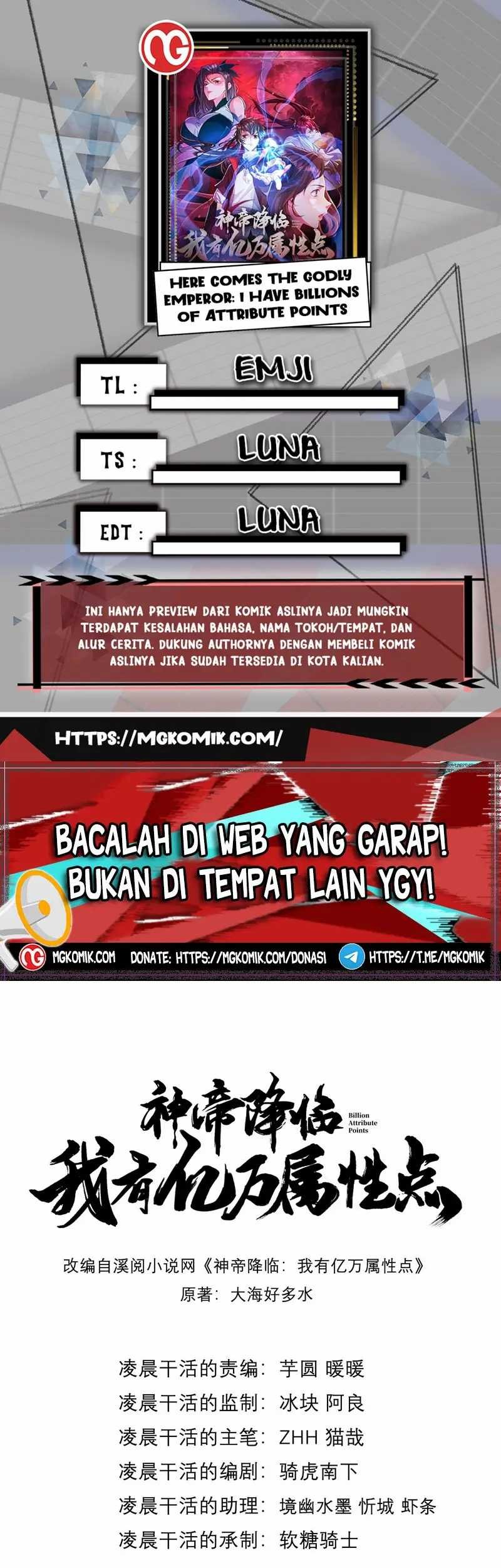 Baca Komik God Emperor Descends I have Billions of Attribute Points Chapter 23 Gambar 1