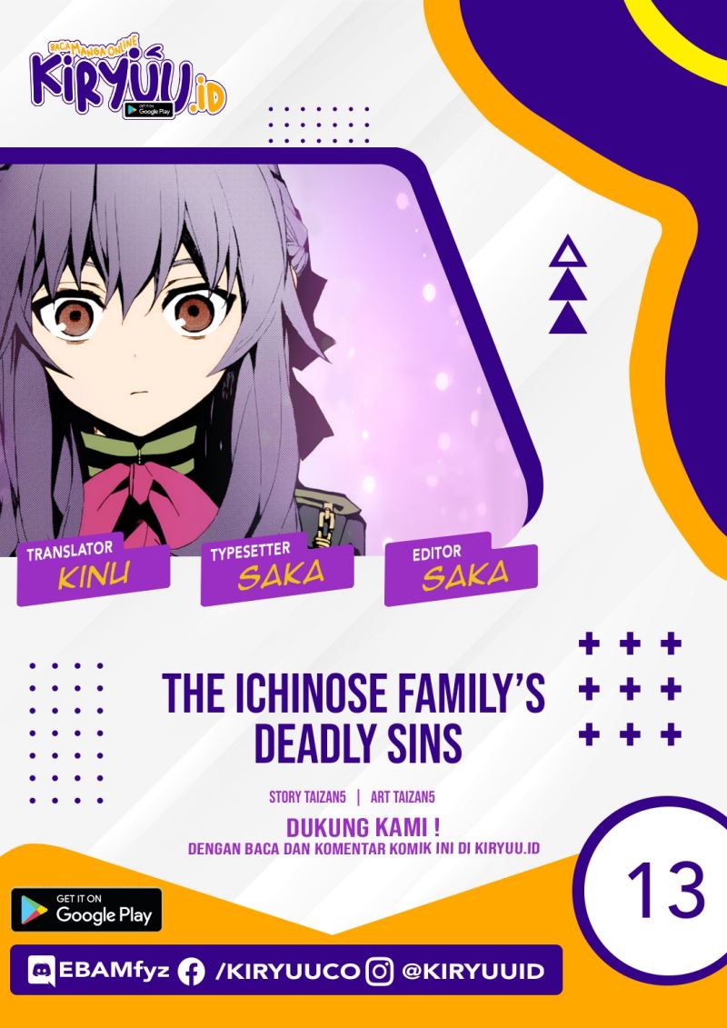 Baca Komik The Ichinose Family’s Deadly Sins Chapter 13 Gambar 1