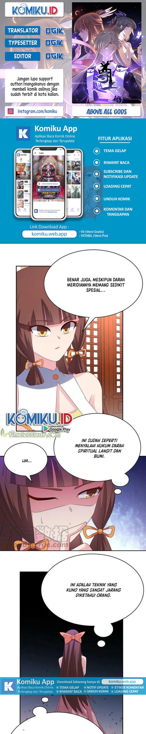 Baca Komik Above All Gods Chapter 355.5 Gambar 1