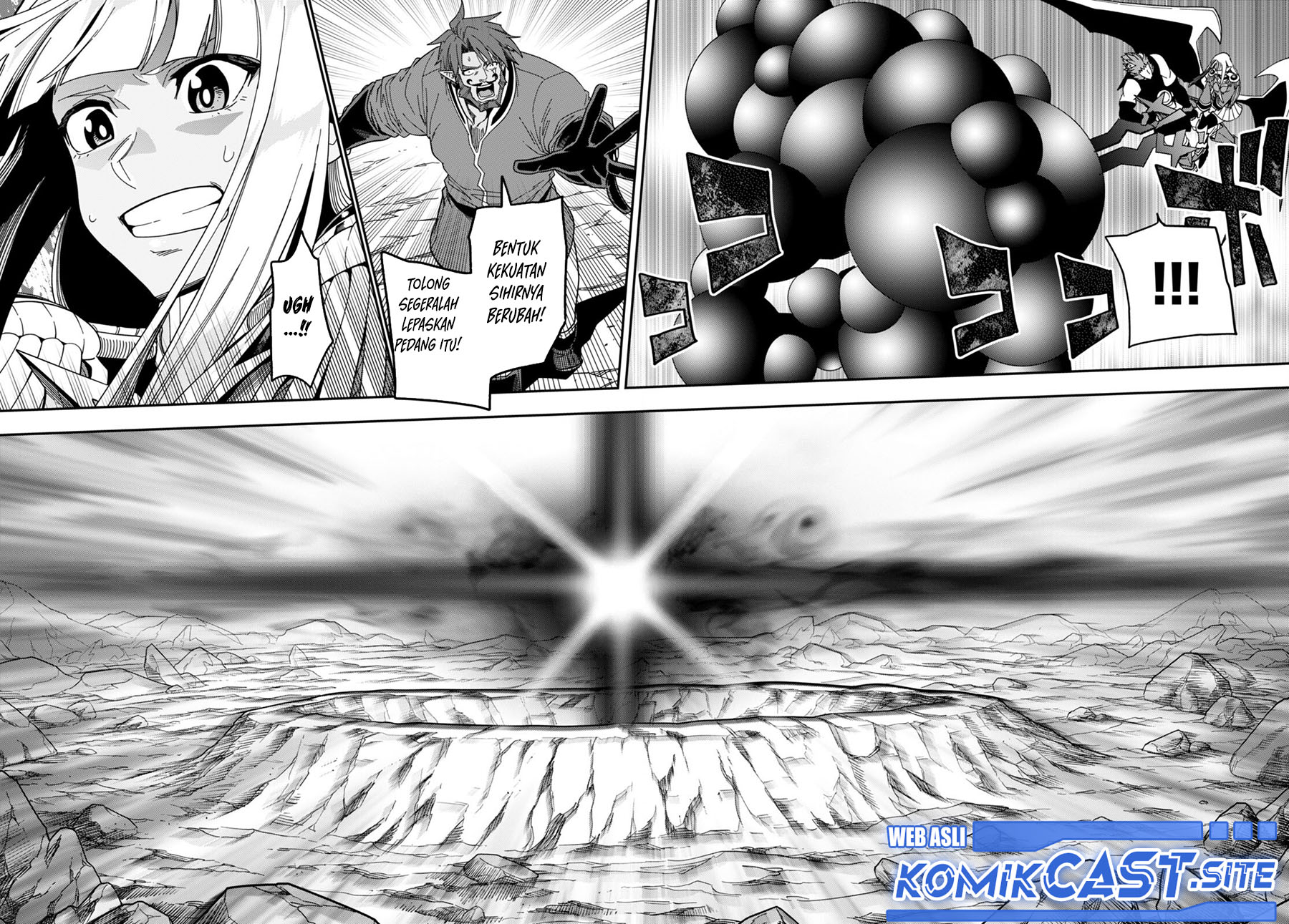 Konjiki no Moji Tsukai: Yuusha Yonin ni Makikomareta Unique Cheat Chapter 90 Gambar 16
