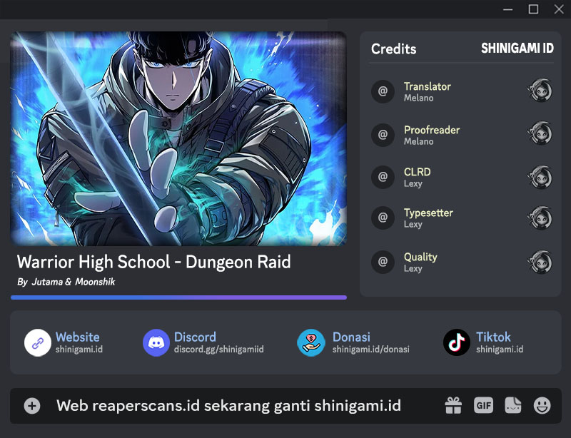 Baca Komik Warrior High School – Dungeon Raid Department Chapter 39 Gambar 1