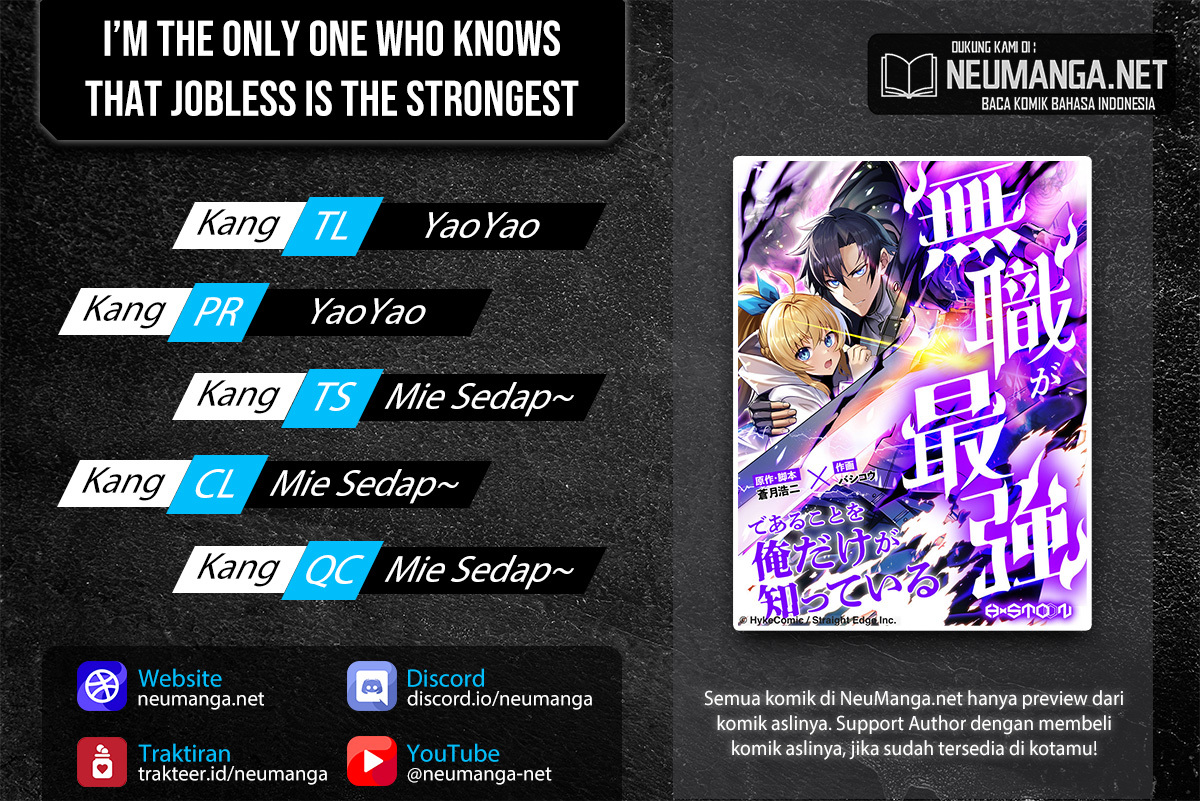 Baca Komik I’m the Only One Who Knows That Jobless Is the Strongest Chapter 02 Gambar 1