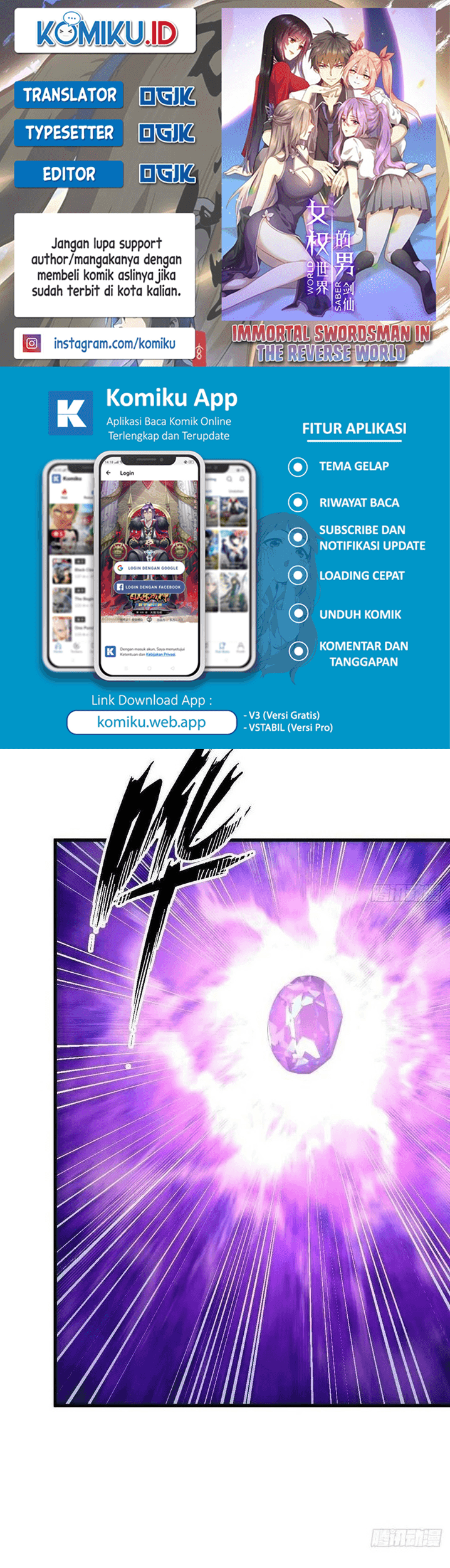 Baca Komik Immortal Swordsman in The Reverse World Chapter 377 Gambar 1