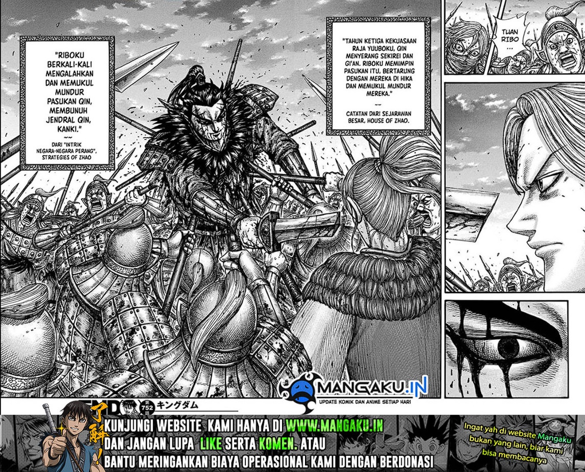 Kingdom Chapter 752 Gambar 17