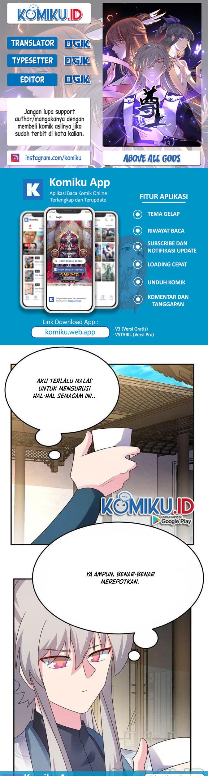Baca Komik Above All Gods Chapter 362 Gambar 1