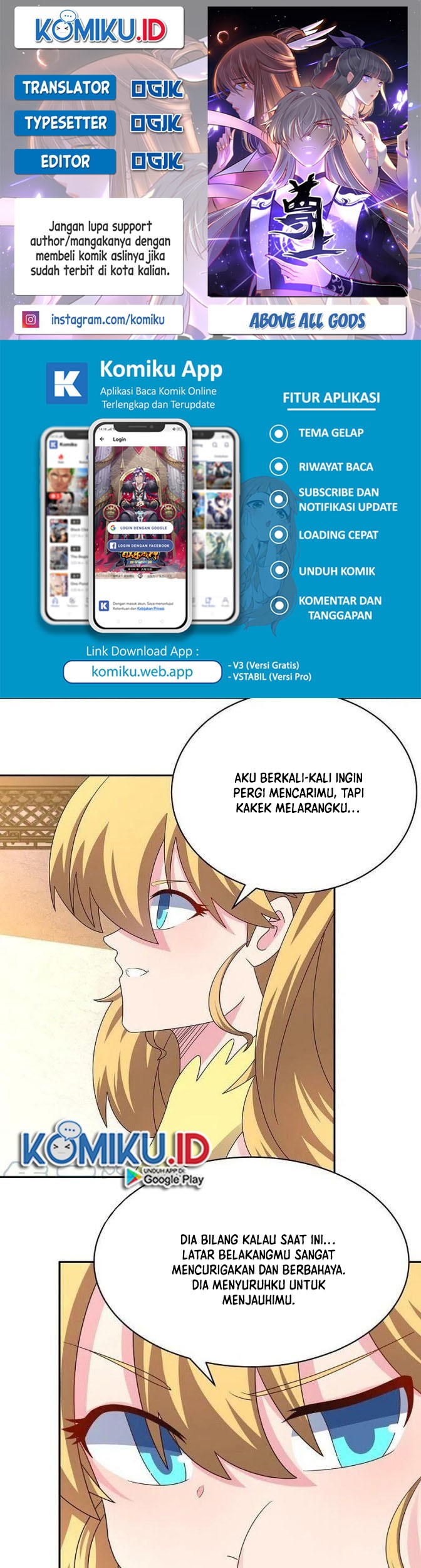 Baca Komik Above All Gods Chapter 363.5 Gambar 1