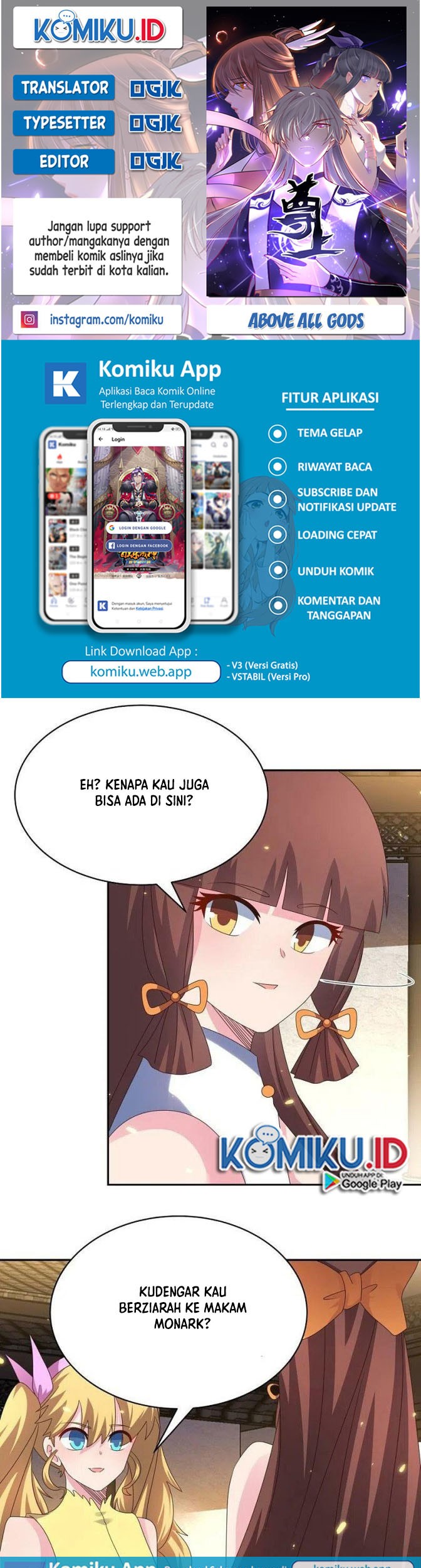 Baca Komik Above All Gods Chapter 365.5 Gambar 1