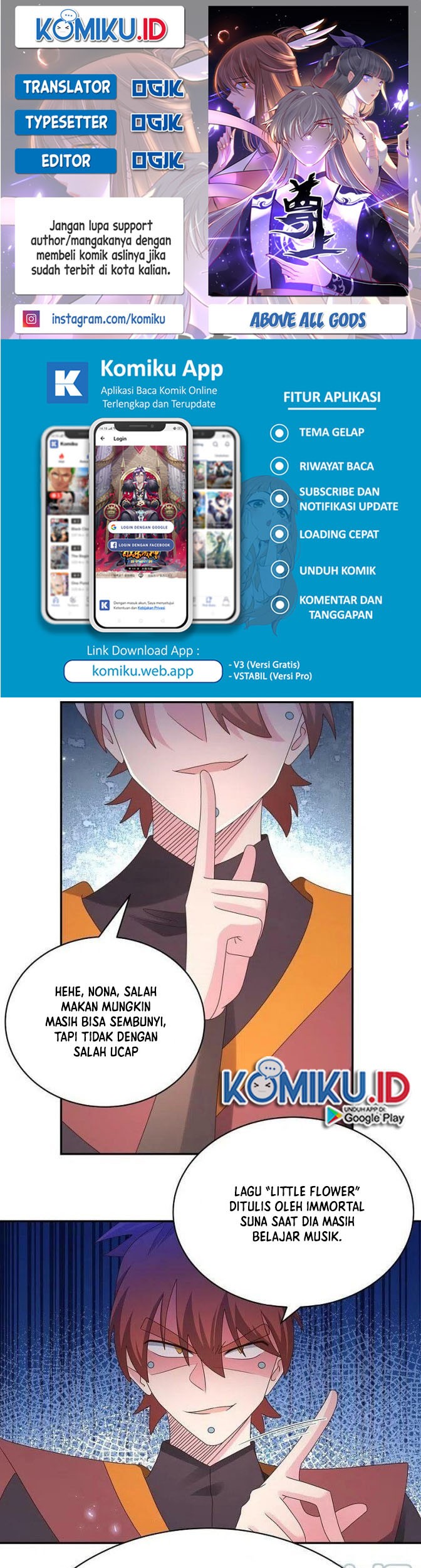 Baca Komik Above All Gods Chapter 368 Gambar 1