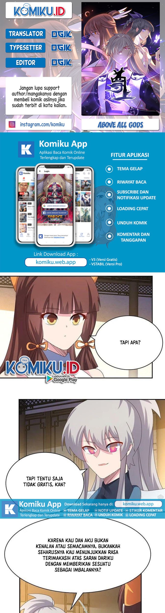 Baca Komik Above All Gods Chapter 369.5 Gambar 1