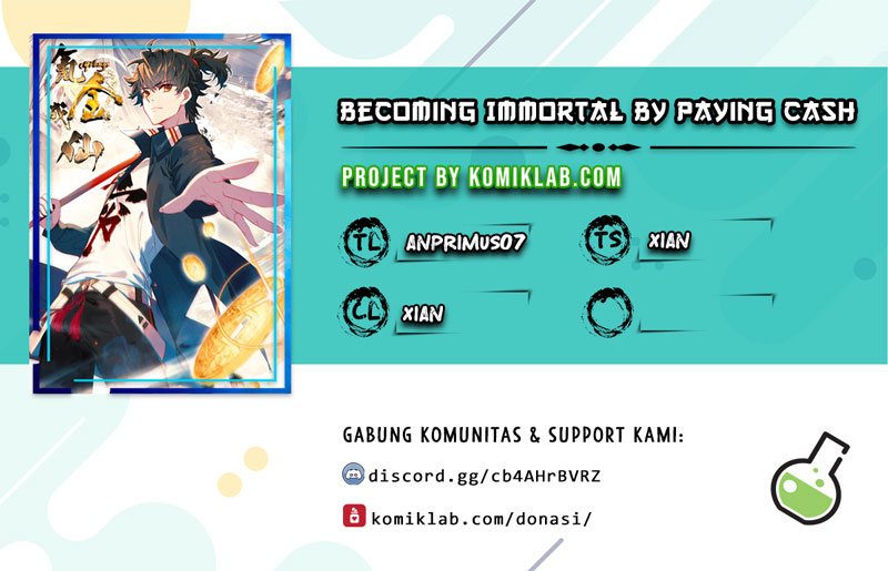 Baca Komik Becoming Immortal by Paying Cash Chapter 11 Gambar 1
