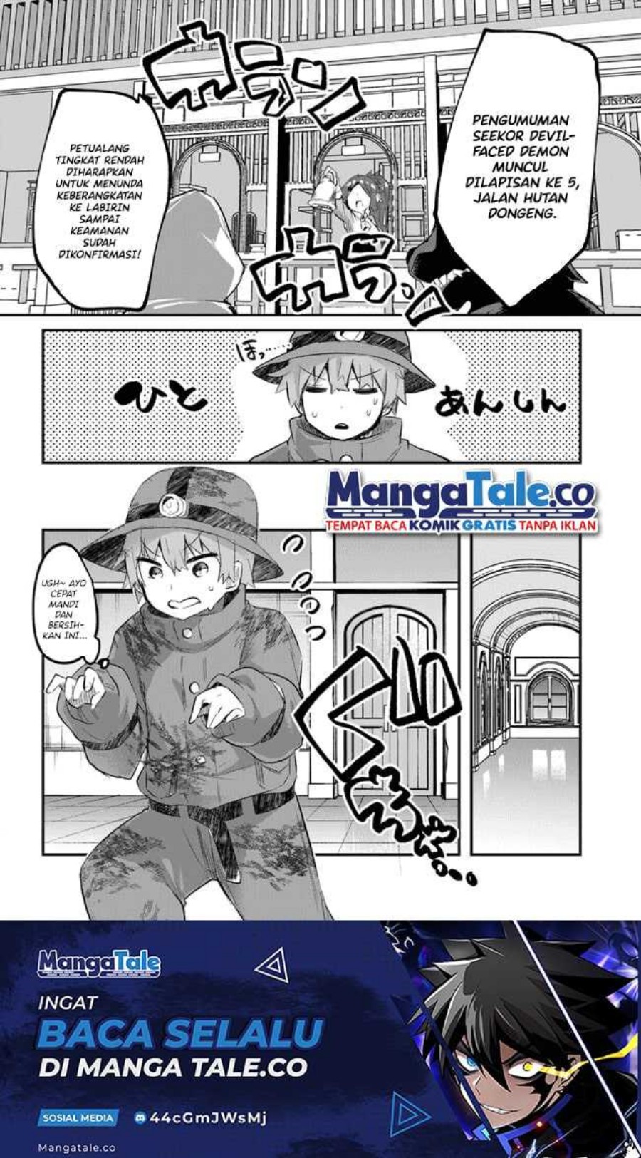 Houkago no Meikyuu Boukensha: Nippon to Isekai wo Ikiki Dekiru You ni Natta Boku wa Level Up ni Isoshimi Masu Chapter 04 Gambar 13