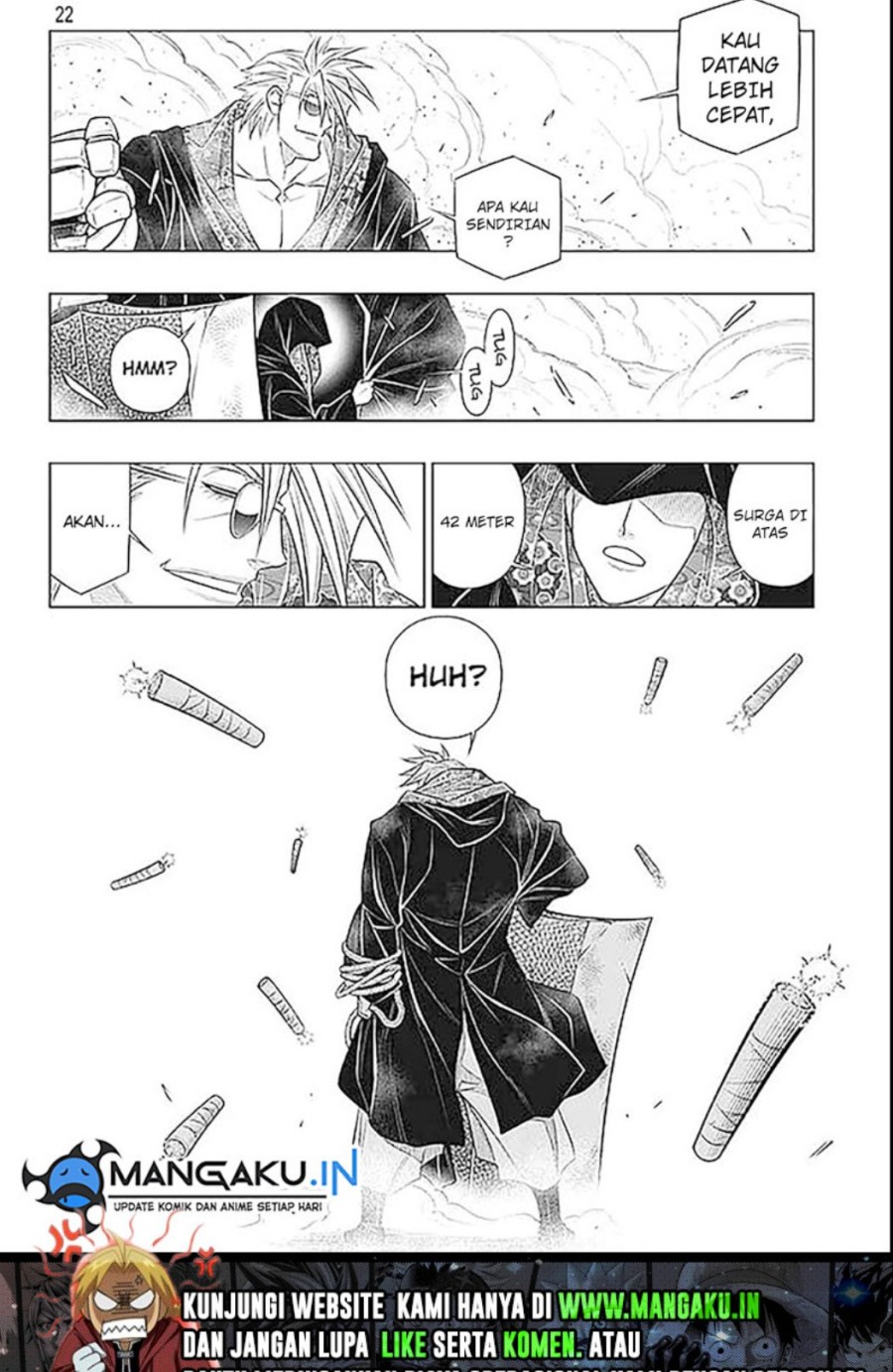 Rurouni Kenshin: Meiji Kenkaku Romantan – Hokkaido-hen Chapter 50 Gambar 19