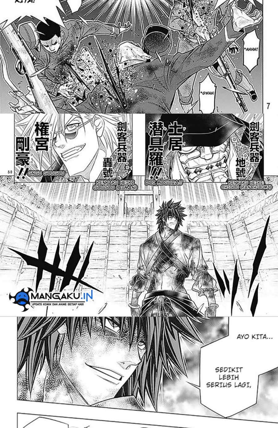 Rurouni Kenshin: Meiji Kenkaku Romantan – Hokkaido-hen Chapter 50 Gambar 8
