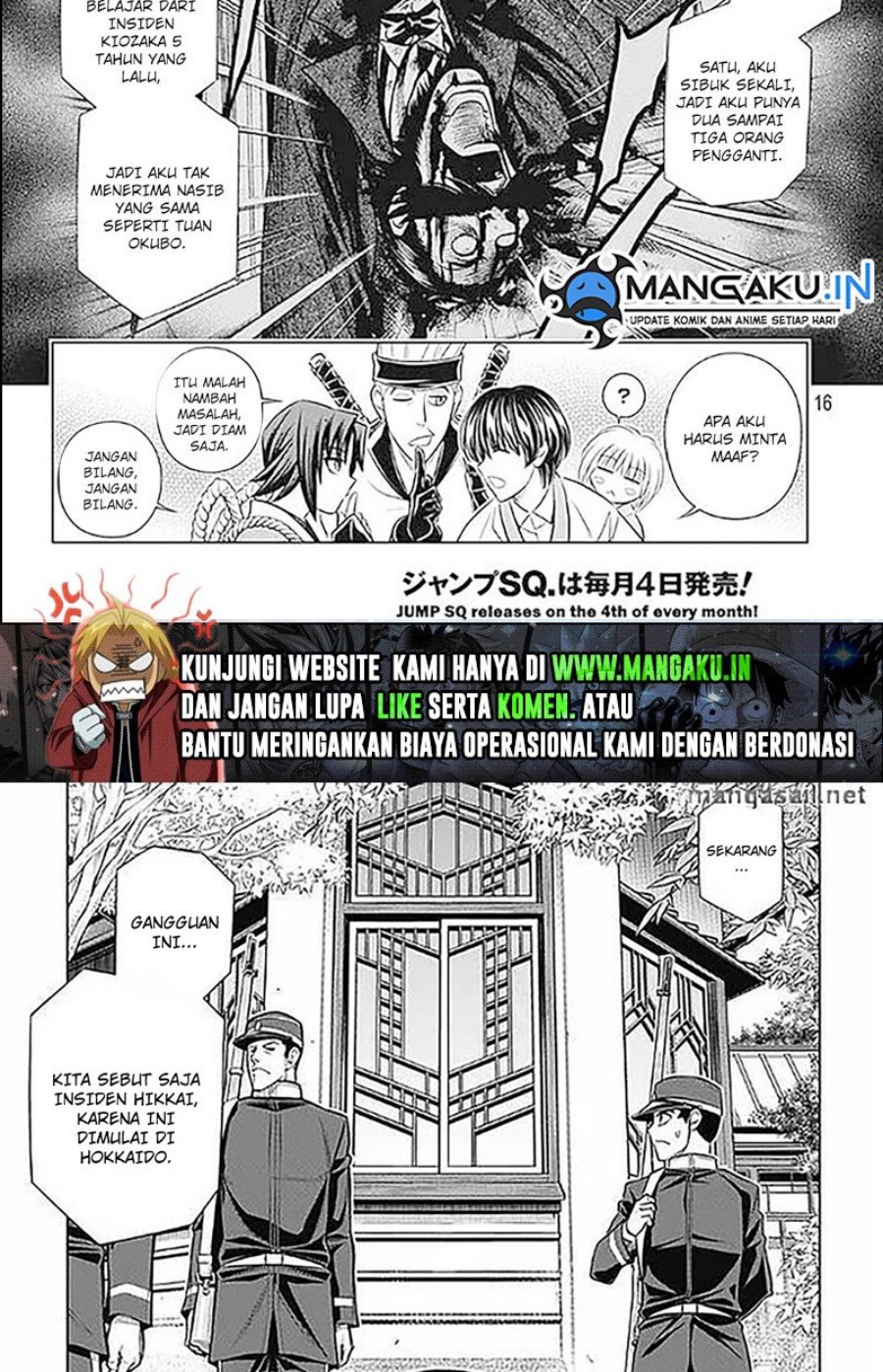 Baca Rurouni Kenshin: Meiji Kenkaku Romantan – Hokkaido-hen Chapter 49.2 Gambar 2