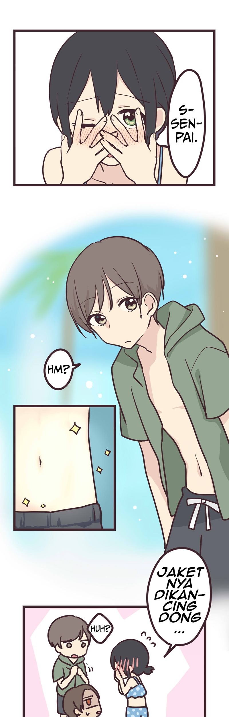 Baca Komik Senpai wa Otokonoko Chapter 09 Gambar 1