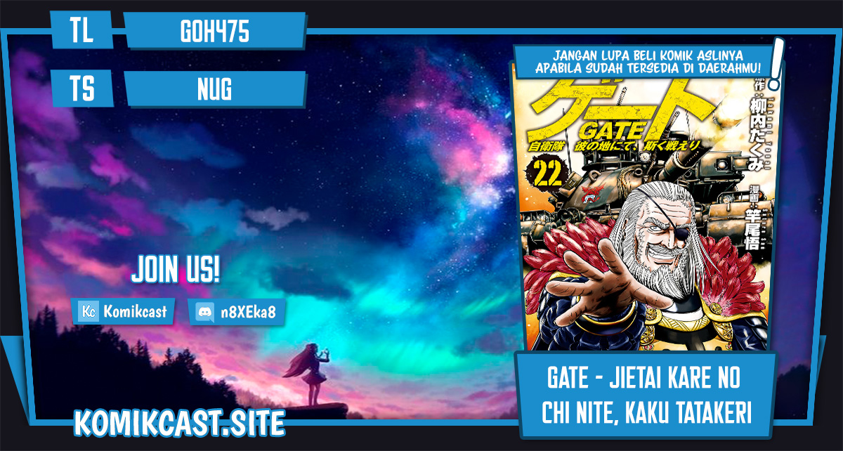 Baca Komik Gate – Jietai Kare no Chi nite Kaku Tatakeri Chapter 121 Gambar 1
