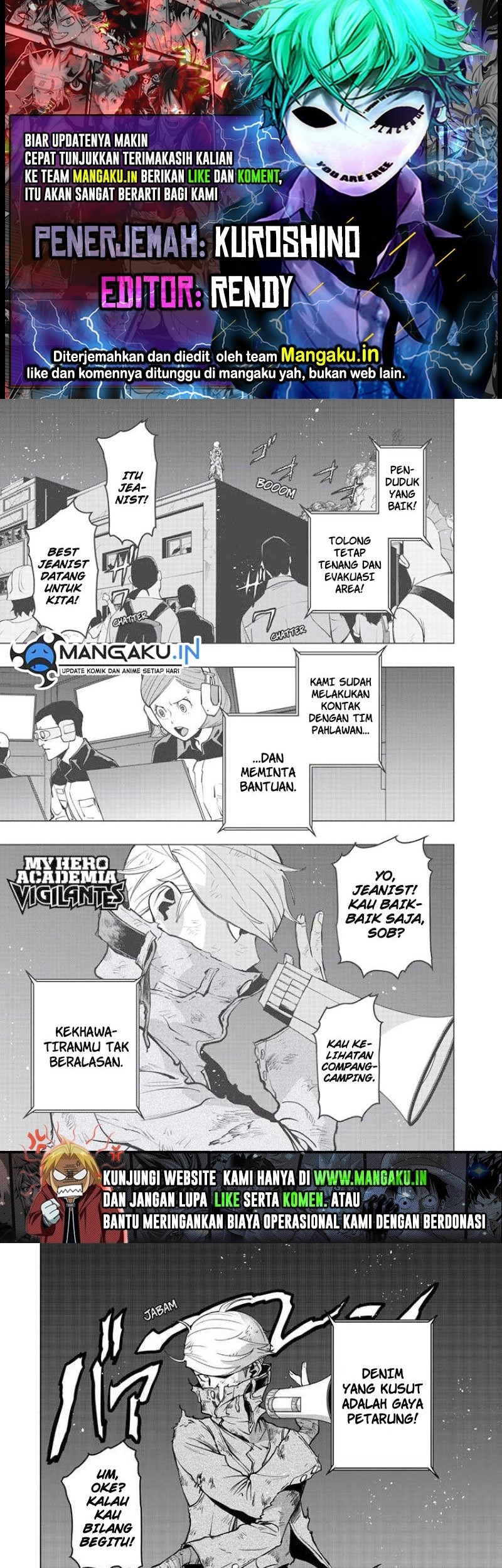 Baca Komik Vigilante: Boku no Hero Academia Illegal Chapter 121 Gambar 1