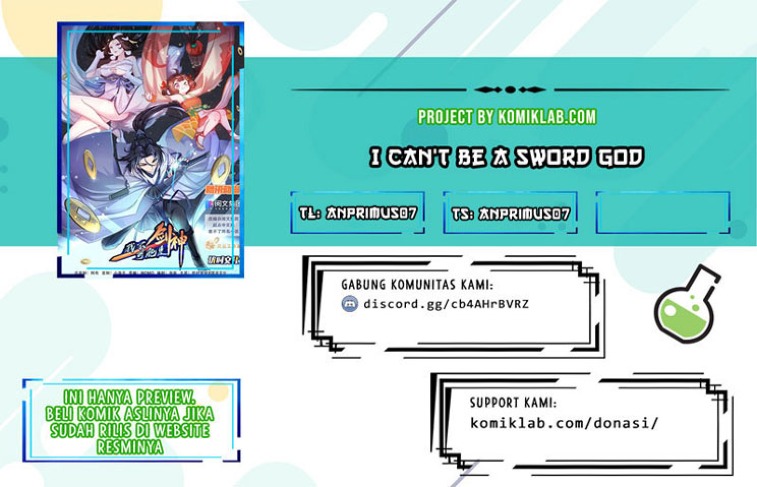 Baca Komik I Can’t Be a Sword God Chapter 13 Gambar 1