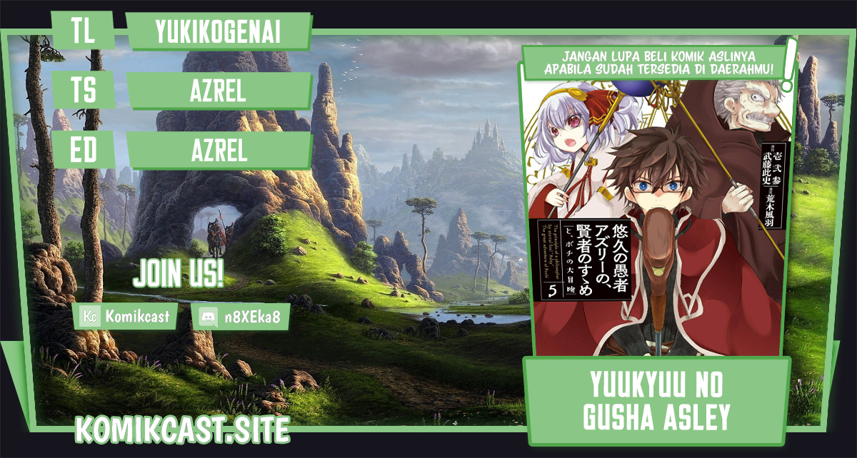Baca Komik Yuukyuu no Gusha Asley no, Kenja no Susume Chapter 48 Gambar 1